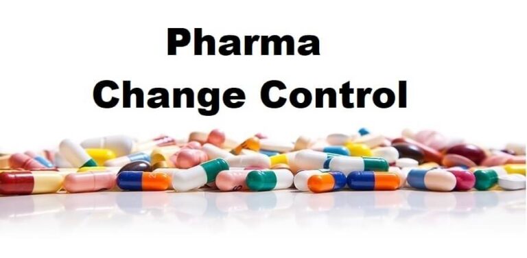 An 1 effective Pharma Change Control